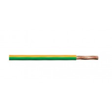 Conductor cupru flexibil cu izolatie pvc verde-galben, MYF (H07V-K) 1x10mmp